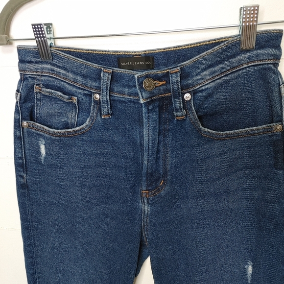 Silver Frisco skinny jeans size 26 - Picture 4 of 15